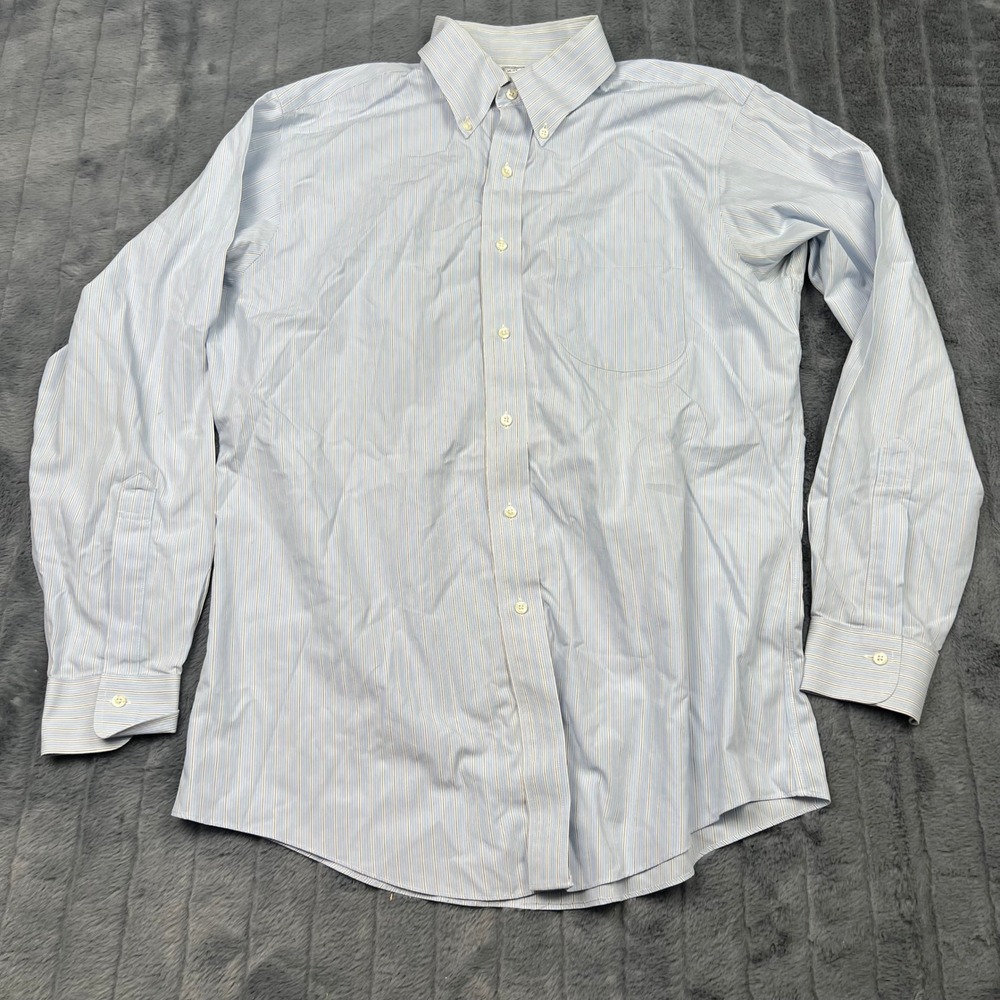 Brooks Brothers Classic Non-Iron Supima Cotton Striped Button Down Shirt 16-34
